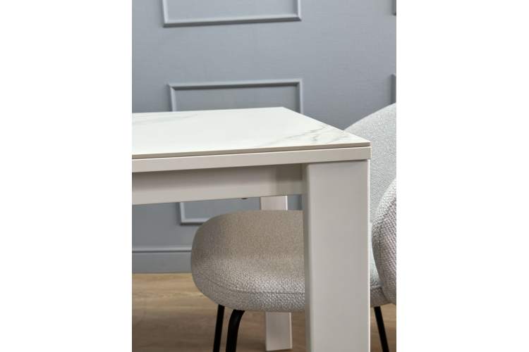 Стол KENNER BL1300 белый/керамика мрамор белый-16