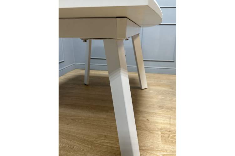 Стол KENNER SL1600 белый/стекло белое сатин-8