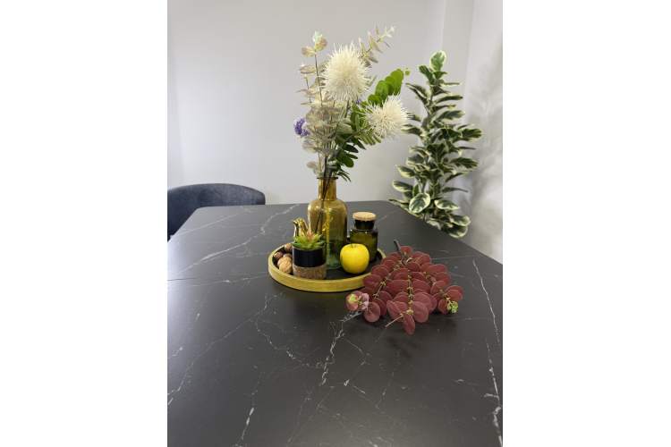 Стол KENNER DM1550 черный/керамика черная-6