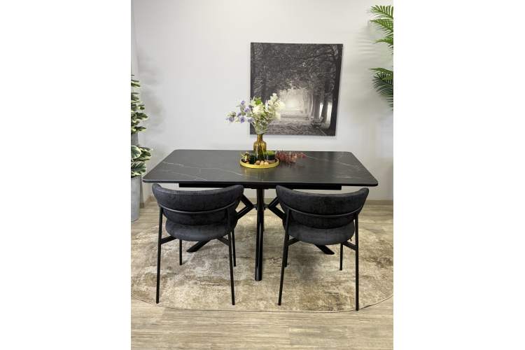 Стол KENNER DM1550 черный/керамика черная-10