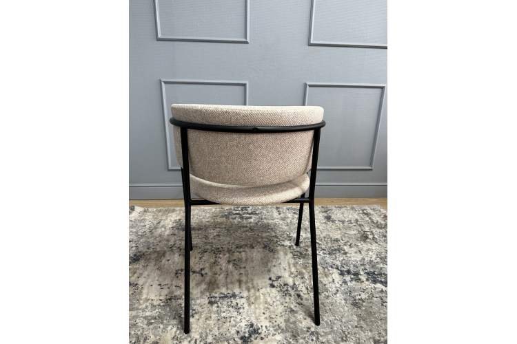 Комплект стульев 2шт KENNER 303SD черный/микробукле бежевый-3