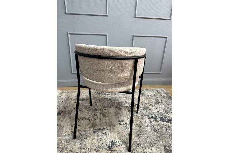 Комплект стульев 2шт KENNER 303SD черный/микробукле бежевый-4