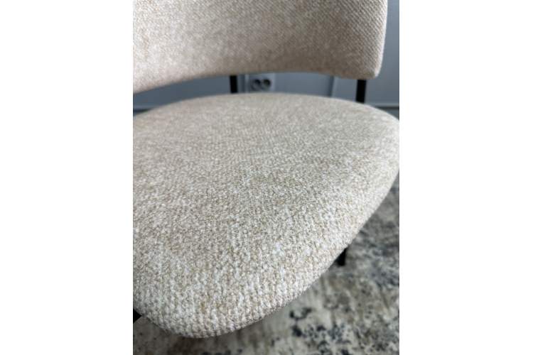 Комплект стульев 2шт KENNER 303SD черный/микробукле бежевый-14