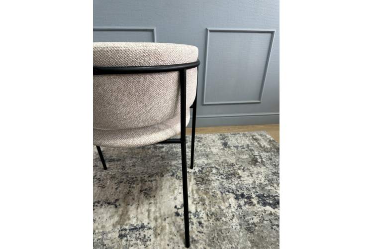 Комплект стульев 2шт KENNER 303SD черный/микробукле бежевый-17