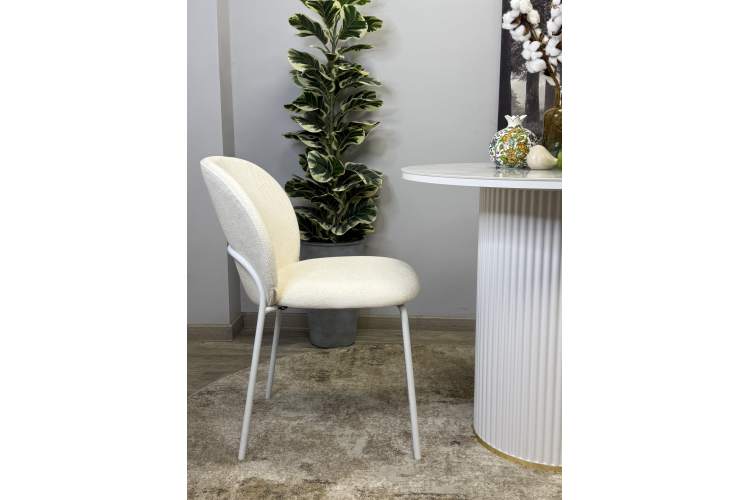 Стол Kenner LD900, белый/керамика мрамор белый глянец-6