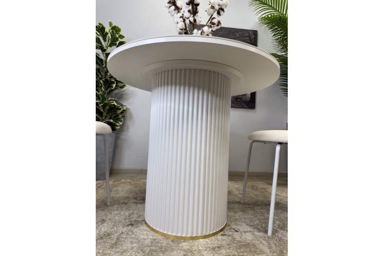 Стол Kenner LD900, белый/керамика мрамор белый глянец-18