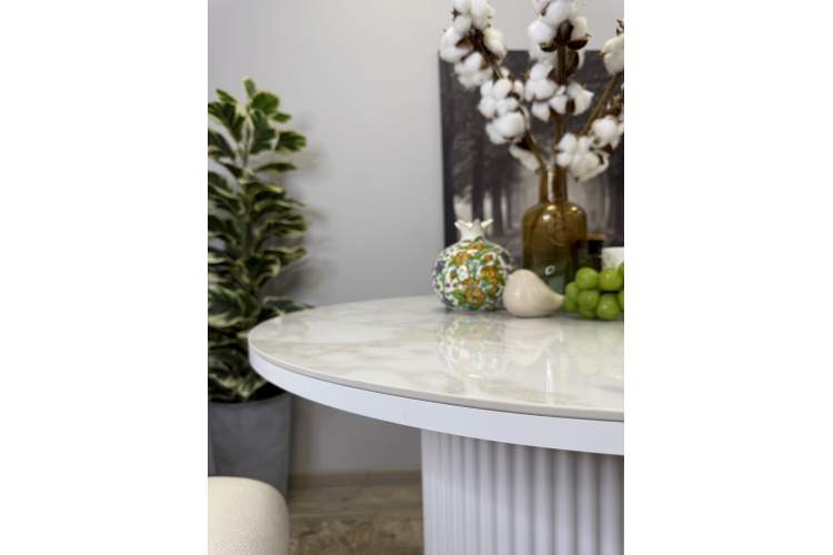 Стол Kenner LD900, белый/керамика мрамор белый глянец-20