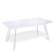 Стол KENNER SL1600 белый/стекло белое сатин