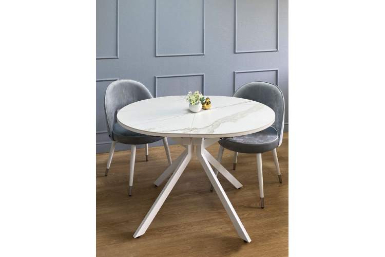 Стол KENNER DO1100 белый/керамика мрамор белый-2