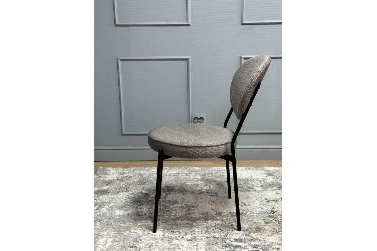 Комплект стульев 2шт KENNER 301SD черный/капучино микробукле-5