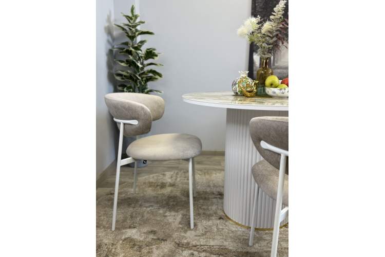 Стол KENNER LD1000 белый/керамика мрамор золотой глянец-15