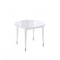 Стол KENNER K1000 белый/стекло белое сатин