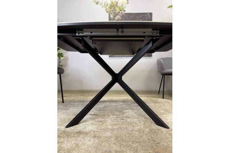 Стол Kenner BR1300, черный/керамика GLORIA WHITE-16