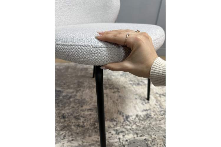 Комплект стульев 2шт KENNER 304SD черный/серебристый микробукле-17