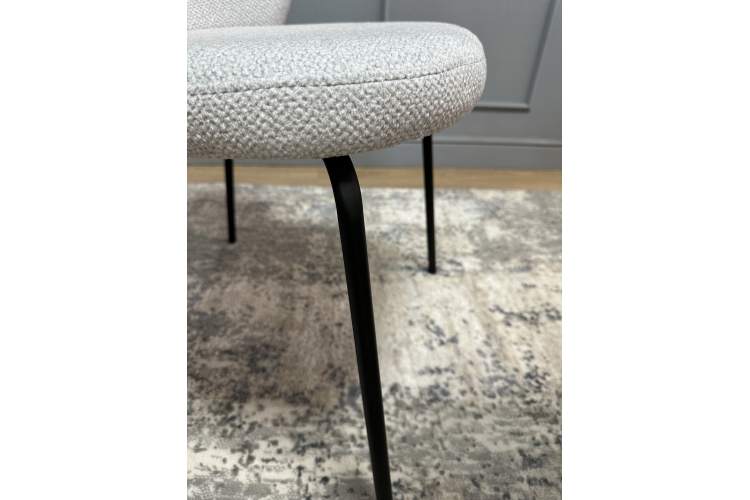 Комплект стульев 2шт KENNER 304SD черный/серебристый микробукле-19