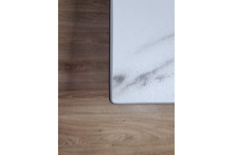 Стол KENNER ML1400 черный/керамика мрамор белый-3