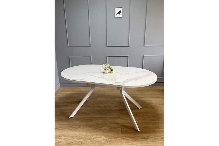 Стол KENNER DO1100 белый/керамика мрамор белый-9