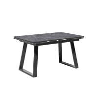 Стол KENNER ML1400 черный/керамика мрамор черный