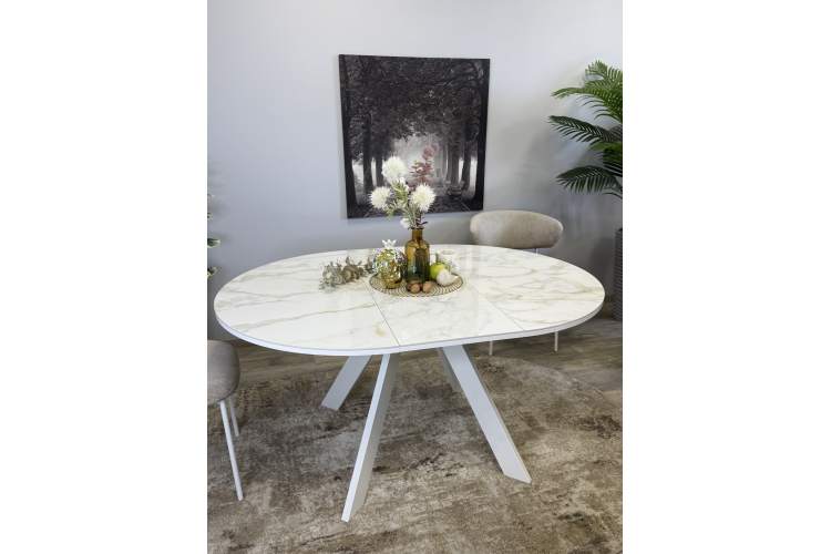 Стол KENNER RL1100 белый/керамика белая глянец-13