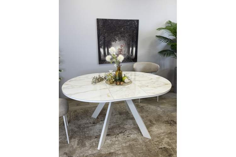 Стол KENNER RL1100 белый/керамика белая глянец-14