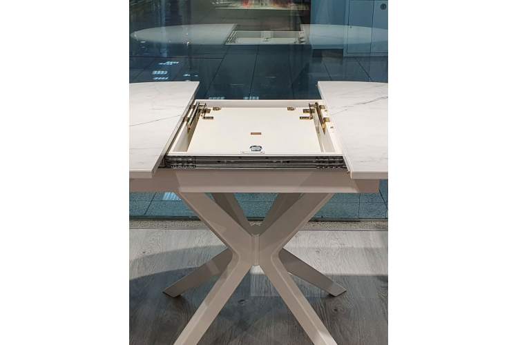 Стол KENNER B1100 белый/стекло белое сатин-2