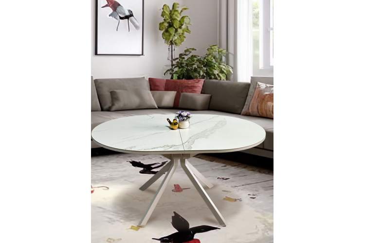 Стол KENNER DO1200 белый/керамика белая-13