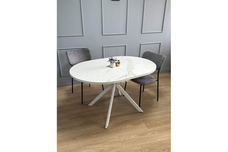 Стол KENNER DO1200 белый/керамика белая-16