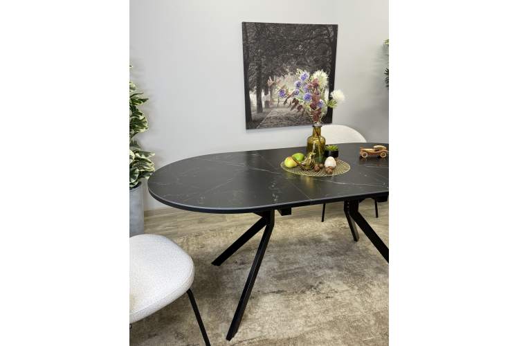 Стол KENNER DO1100 черный/керамика мрамор черный-14