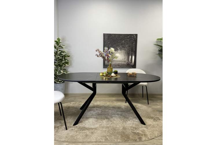 Стол KENNER DO1100 черный/керамика мрамор черный-15