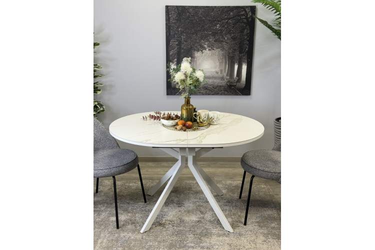 Стол KENNER DO1200 белый/керамика белая-14