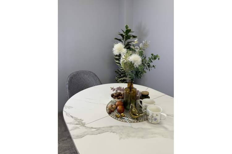 Стол KENNER DO1200 белый/керамика белая-18