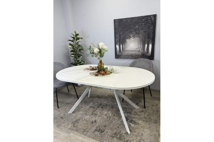 Стол KENNER DO1200 белый/керамика белая-10