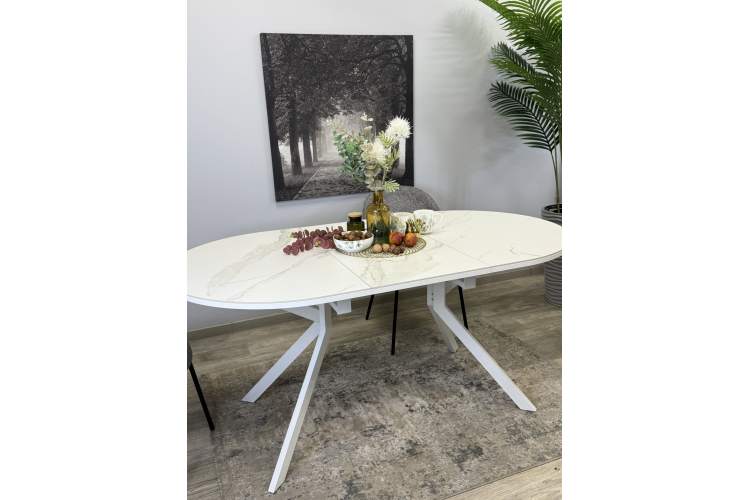 Стол KENNER DO1200 белый/керамика белая-11