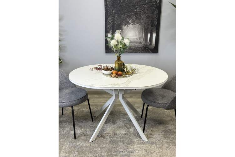 Стол KENNER DO1200 белый/керамика белая-2