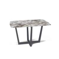 Стол KENNER X1400 венге/стекло триплекс листья