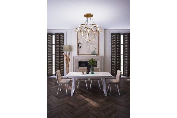 Стол KENNER AZ1400 белый/керамика белая-1