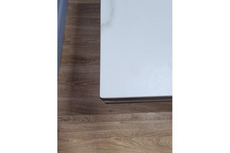 Стол KENNER ME1600 черный/керамика мрамор белый-6