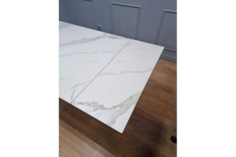 Стол KENNER ME1600 черный/керамика мрамор белый-13