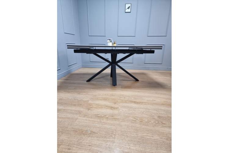 Стол KENNER ME1600 черный/керамика мрамор белый-15