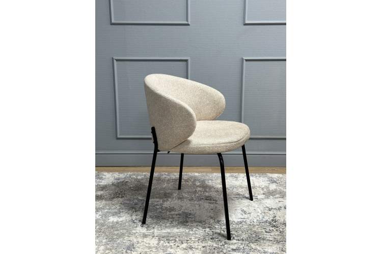 Комплект стульев 2шт KENNER 305SD черный/бежевый микробукле-2