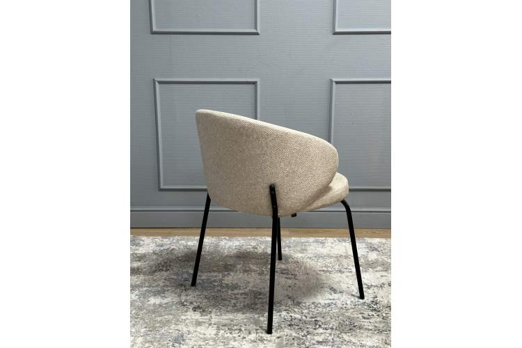 Комплект стульев 2шт KENNER 305SD черный/бежевый микробукле-4