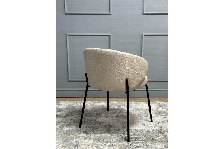 Комплект стульев 2шт KENNER 305SD черный/бежевый микробукле-5