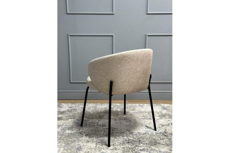 Комплект стульев 2шт KENNER 305SD черный/бежевый микробукле-6