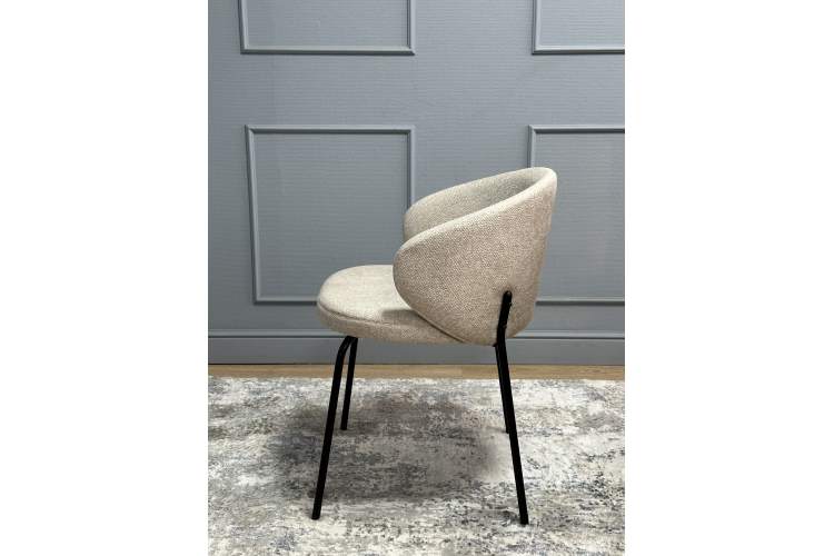 Комплект стульев 2шт KENNER 305SD черный/бежевый микробукле-8