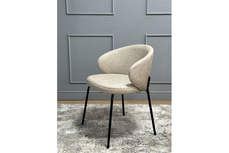 Комплект стульев 2шт KENNER 305SD черный/бежевый микробукле-9