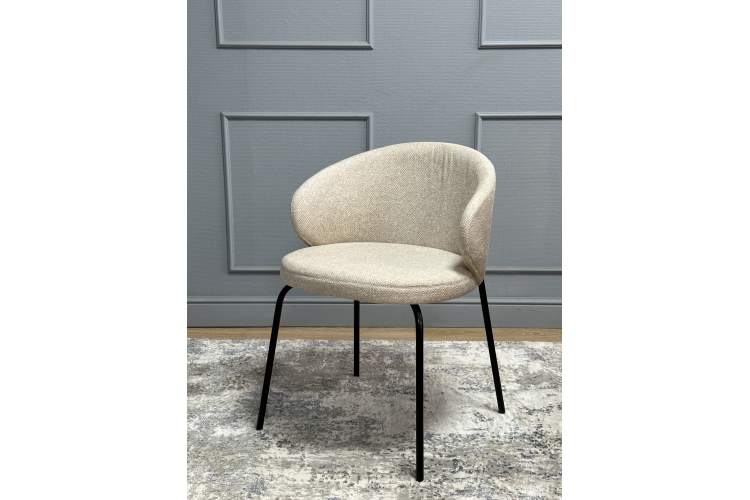 Комплект стульев 2шт KENNER 305SD черный/бежевый микробукле-10