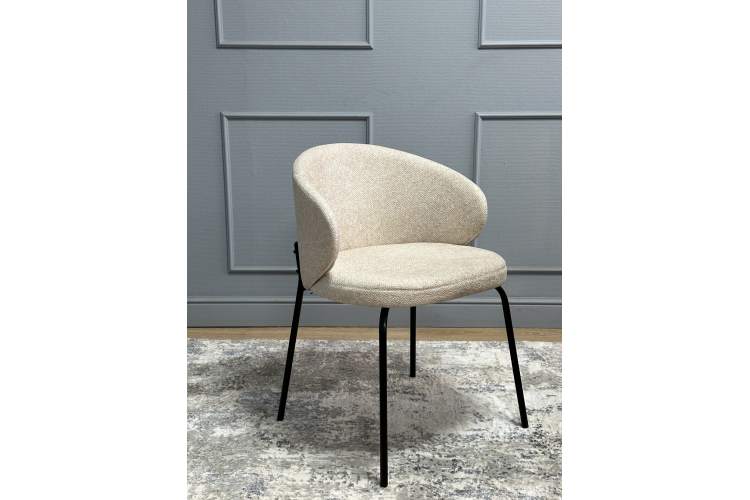 Комплект стульев 2шт KENNER 305SD черный/бежевый микробукле-11