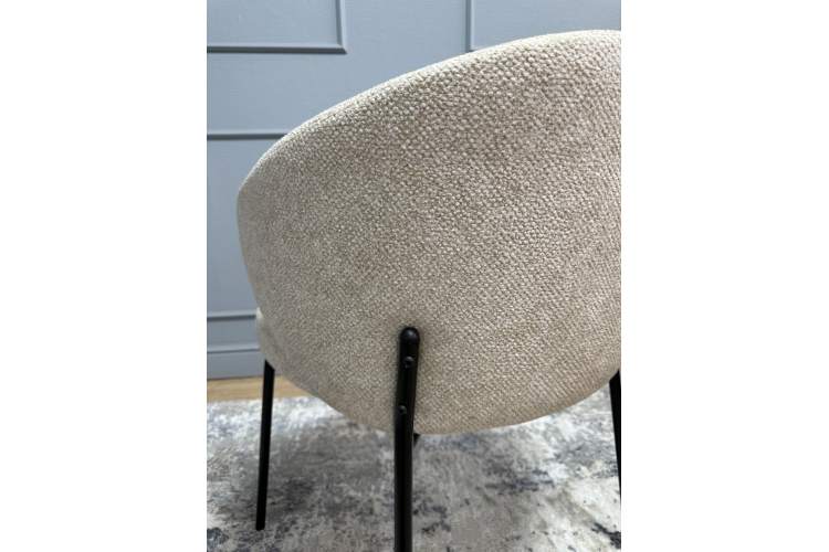 Комплект стульев 2шт KENNER 305SD черный/бежевый микробукле-13