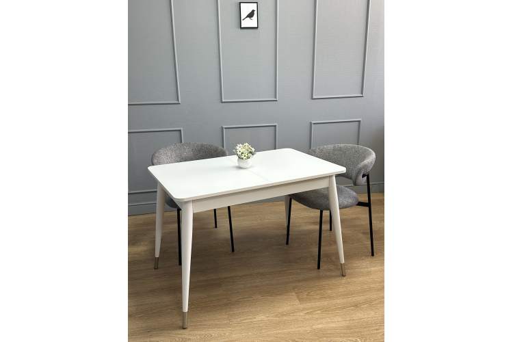 Стол KENNER K1100 белый/стекло белое-1