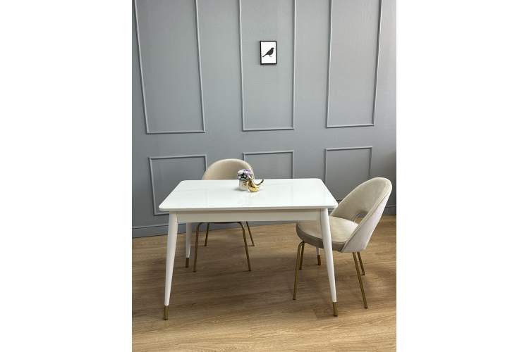 Стол KENNER K1100 белый/стекло белое-18